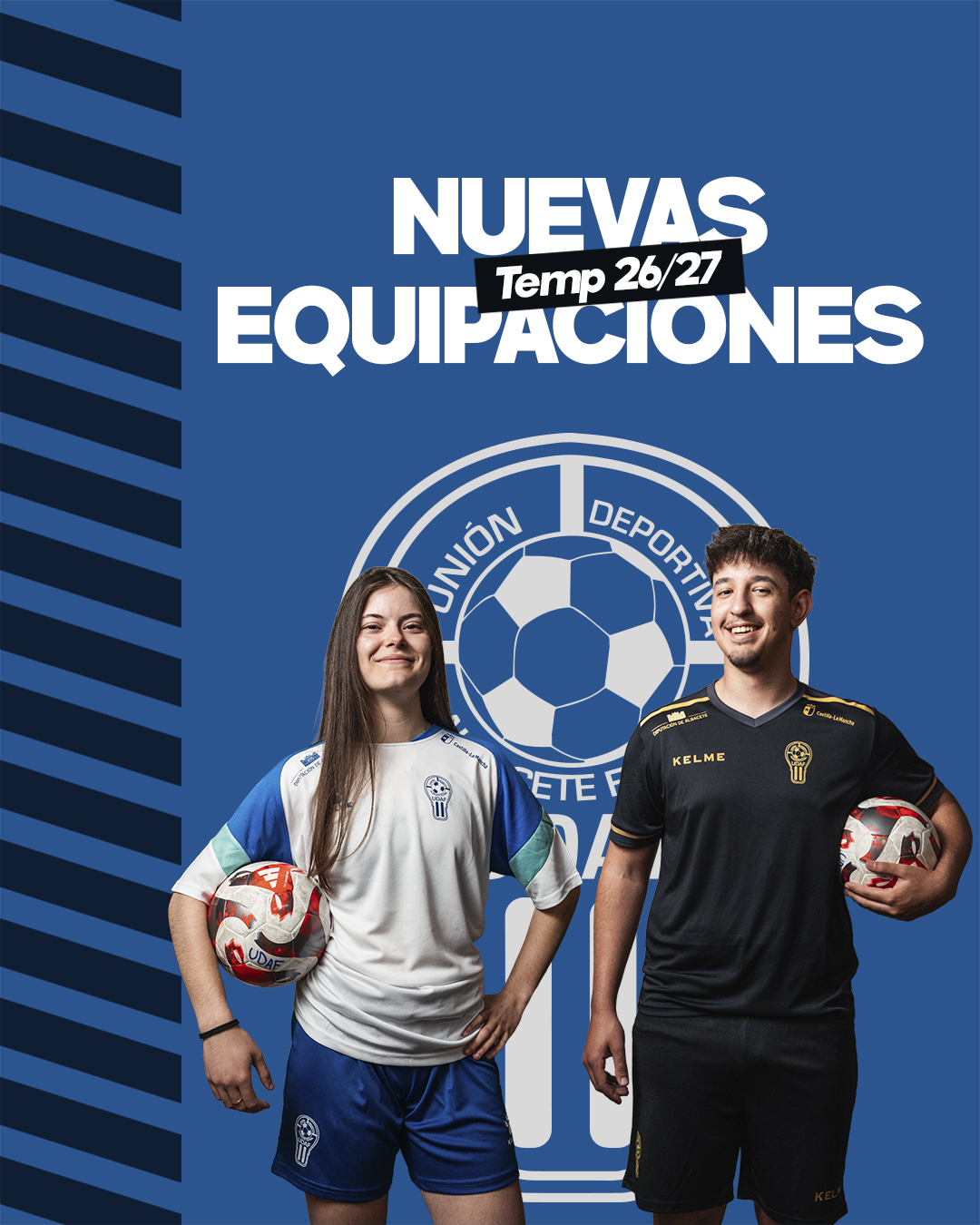 Nuevas equipaciones de UDAF para la Temporada 26/27