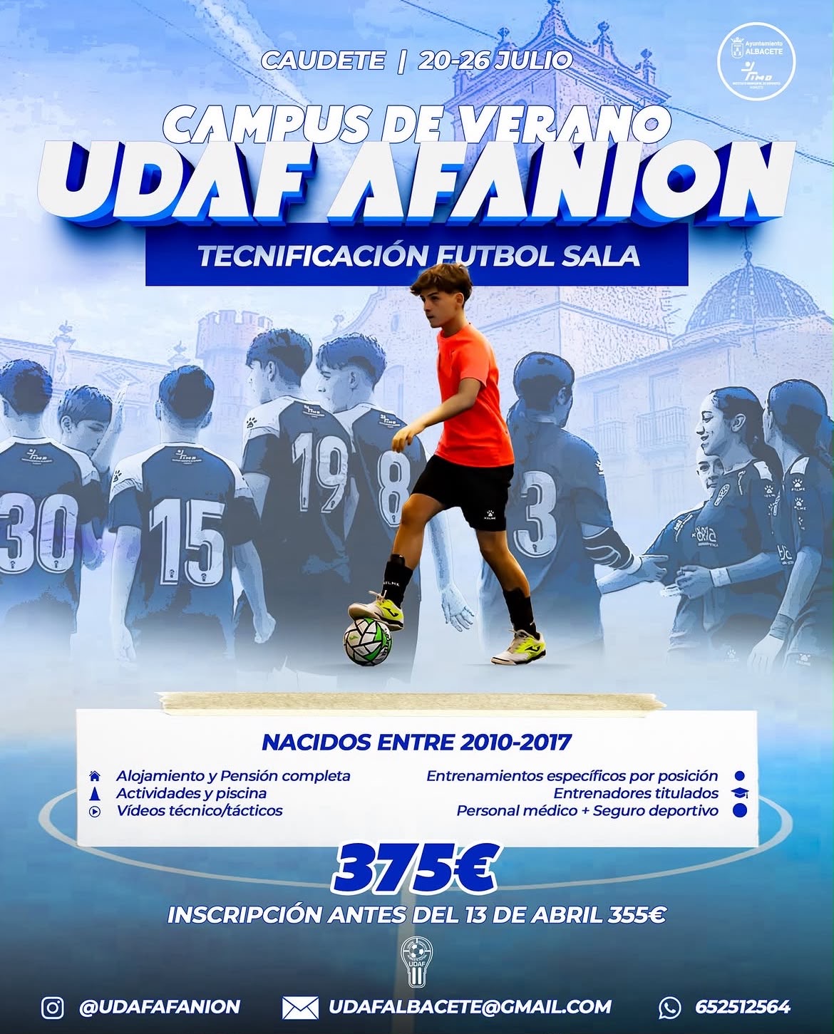CAMPUS DE TECNIFICACION VERANO UDAF